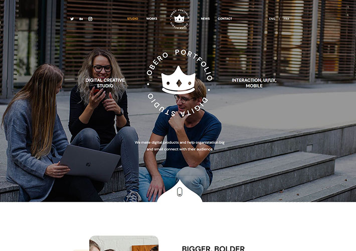 Bootstrap數字營銷機構HTML網頁模板
