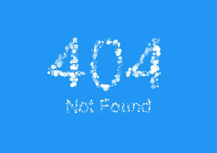 html5云霧狀網站404文字動畫特效代碼