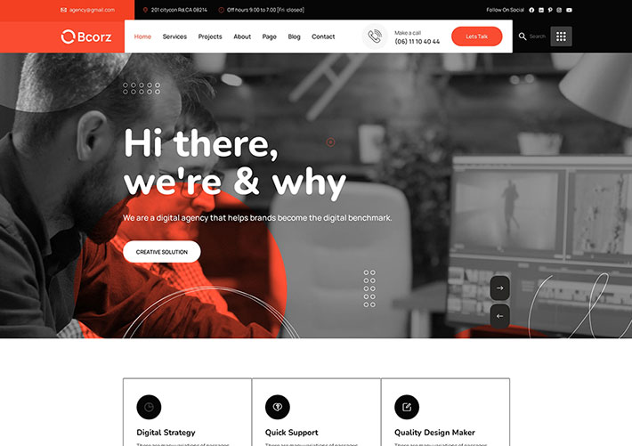 響應式代理咨詢商業顧問企業官網網頁HTML5模板