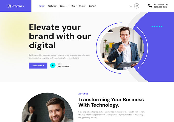 多種響應式企業機構官網網站HTML5網頁模板
