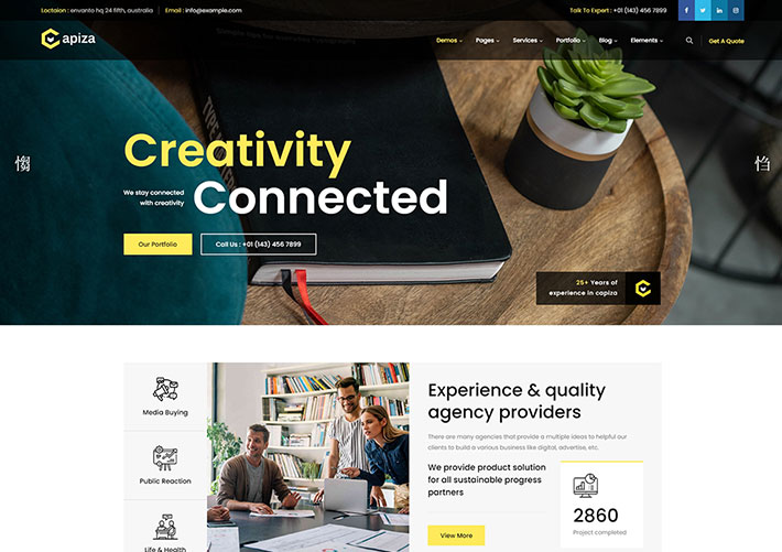 自適應通用商業和服務類企業網頁網站源碼HTML模板