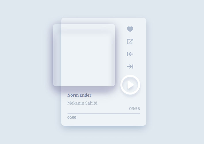 網頁迷你音樂播放器vue特效源代碼素材下載