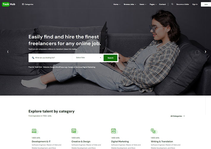 在線應聘招聘服務企業網站前端靜態html網頁模板