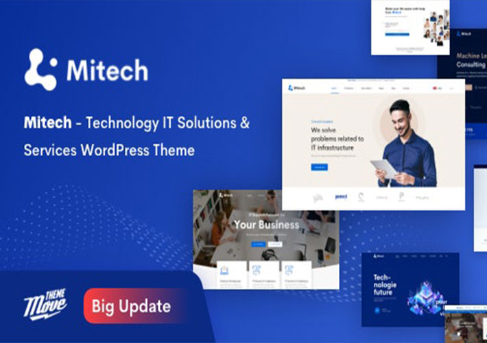 IT信息技術服務解決方案WordPress主題模板