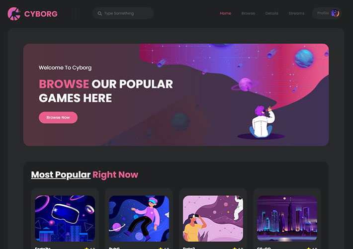 自適應HTML5熱門游戲體驗宣傳網站網頁源碼模板