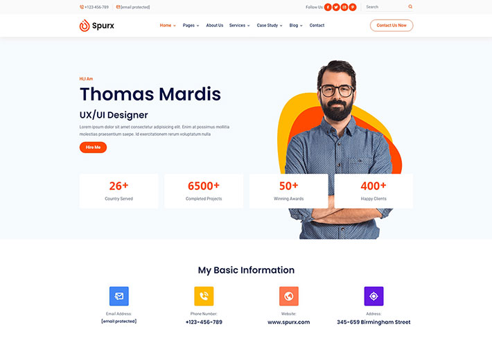 響應式HTML5創意項目業務市場營銷展示網頁源碼模板