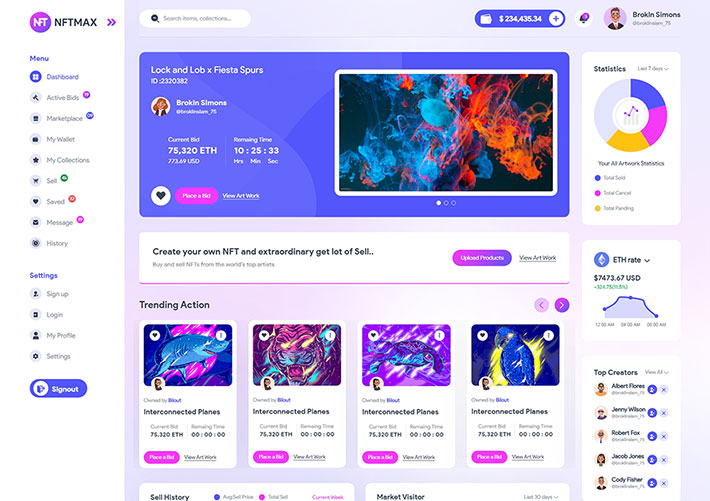 數字館藏網站系統虛擬商品源碼精美網站網頁HTML源碼模板