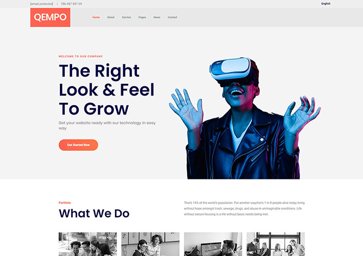 自適應Bootstrap數字機構科技公司網站網頁HTML5源碼模板