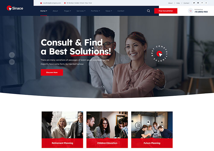 響應式財務公司貸款業務bootstrap網站網頁HTML模板