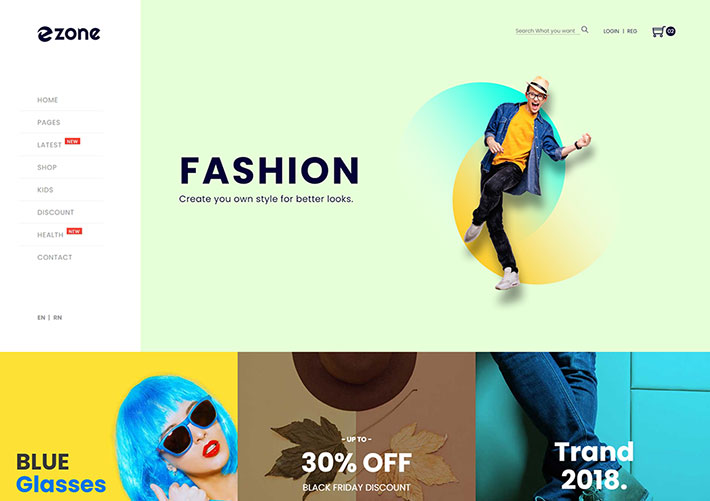 多用途電子商務綜合在線商城企業網站網頁Bootstrap模板