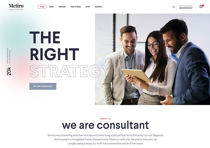 響應式企業網站模板免費下載輕松實現自適應布局