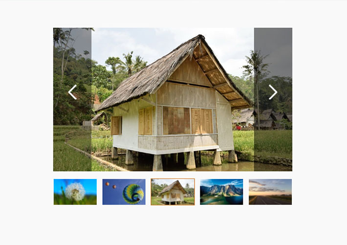 jQuery無限循環圖片輪播網頁源代碼素材