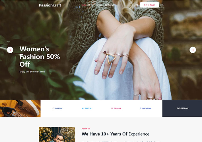 響應式購物網站源代碼折扣商城界面網頁HTML設計模板