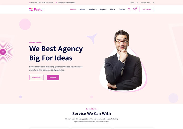 HTML頁面網站模板免費下載