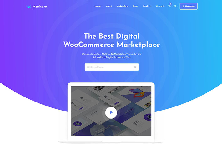 虛擬商品數字作品交易市場素材網站網頁HTML源碼模板