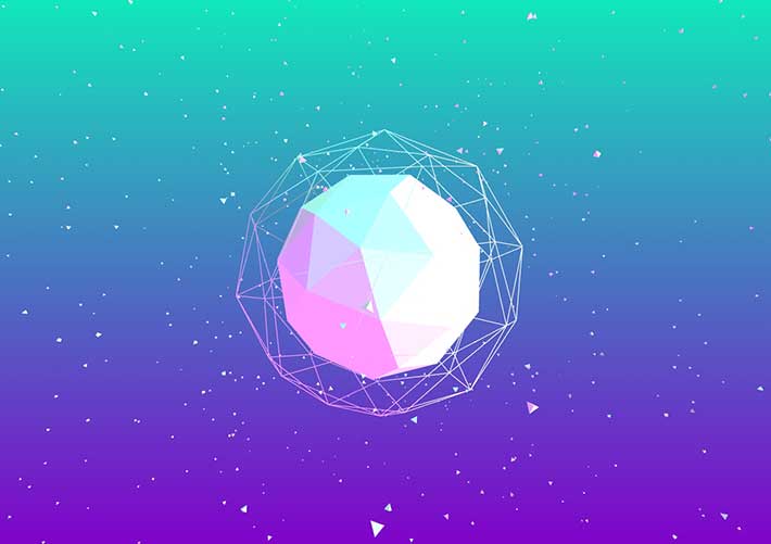 ThreeJS立體空間網頁特效網頁背景漸變效果代碼素材