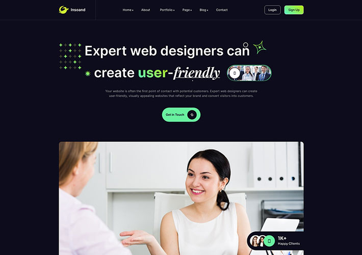 互聯網設計代理服務公司網站網頁HTML源碼模板