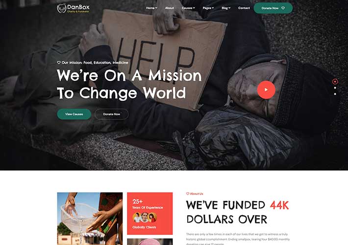 響應式公益機構慈善捐款項目網站bootstrap網站網頁HTML模板