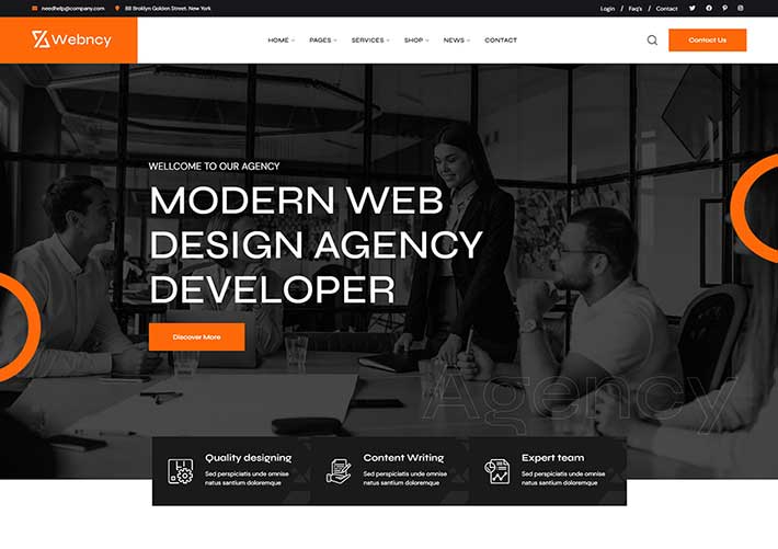 響應式互聯網企業網絡網頁設計建站公司主頁HTML模板