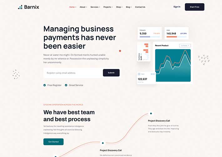 多用途商業咨詢財務顧問企業網站網頁HTML模板