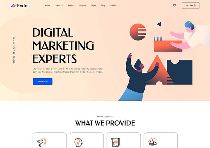 HTML登錄注冊界面模板