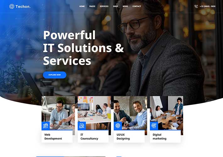 免費網頁html框架布局源碼模板