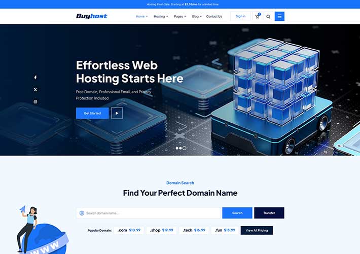 完整html網頁代碼源碼模板