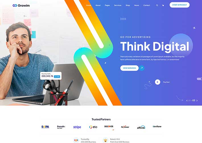 網站html企業單頁整站源碼資源模板