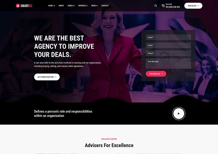 企業HTML網頁模板打造專業形象的第一步